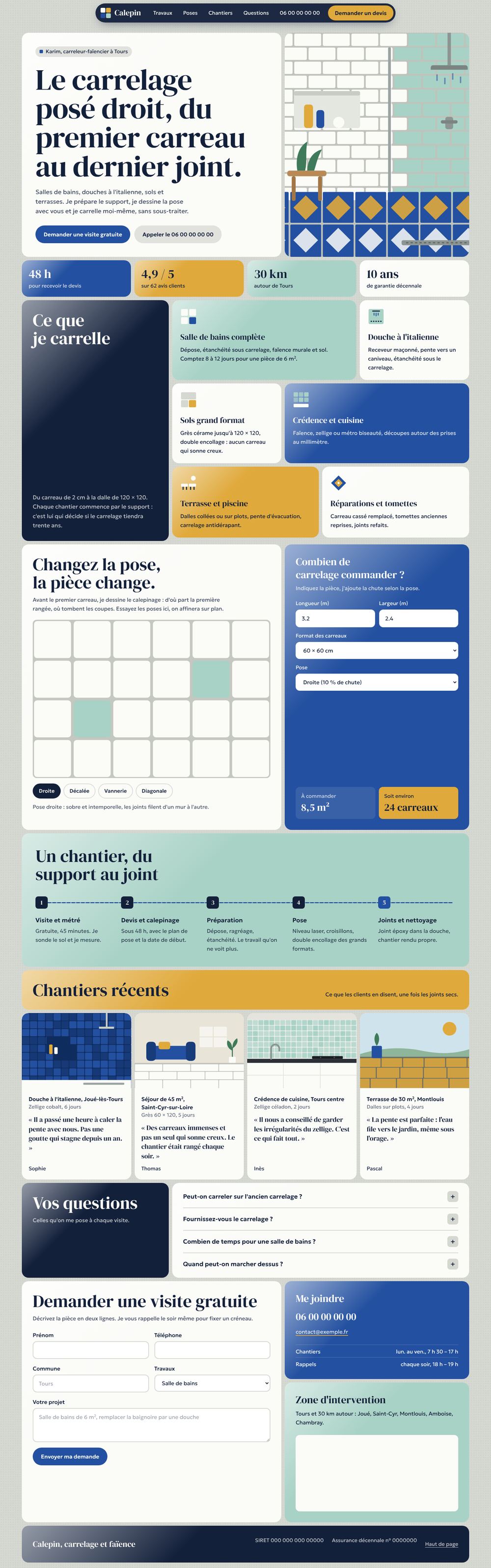Page entière sur ordinateur