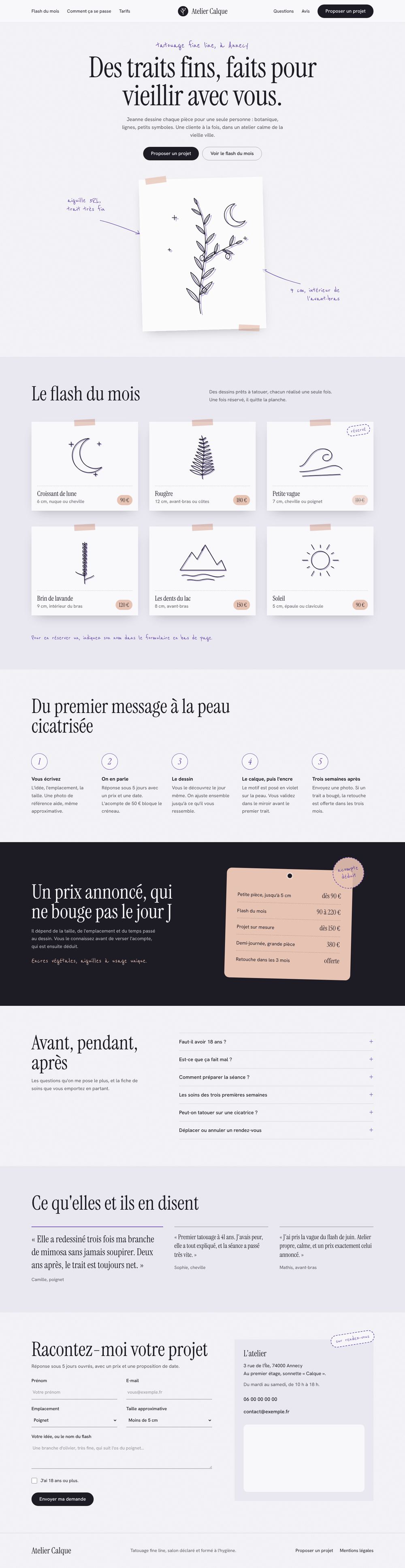 Page entière sur ordinateur