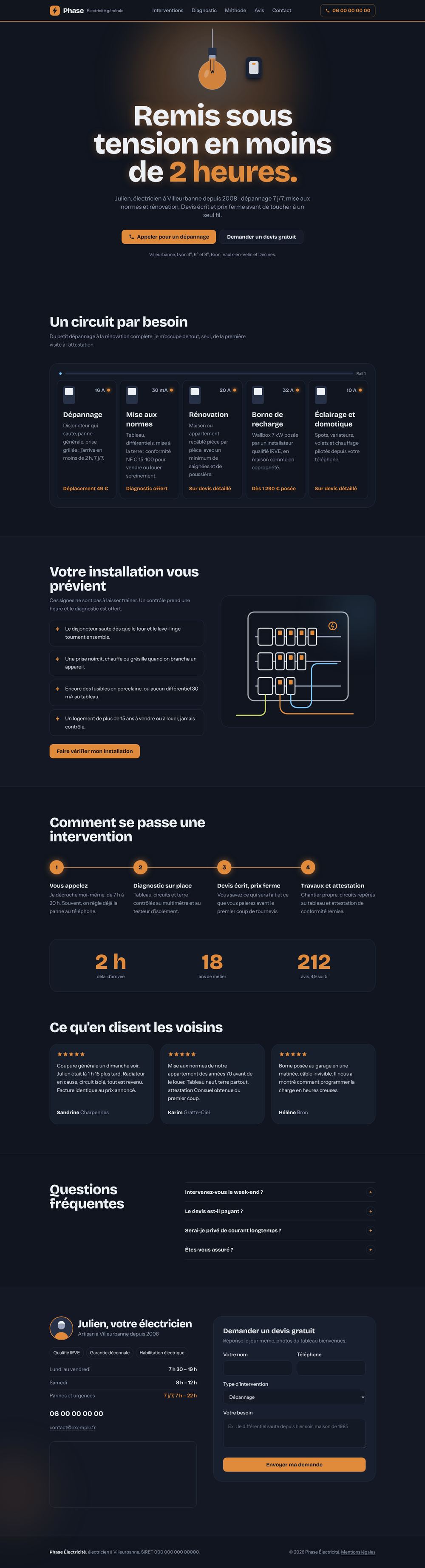 Page entière sur ordinateur