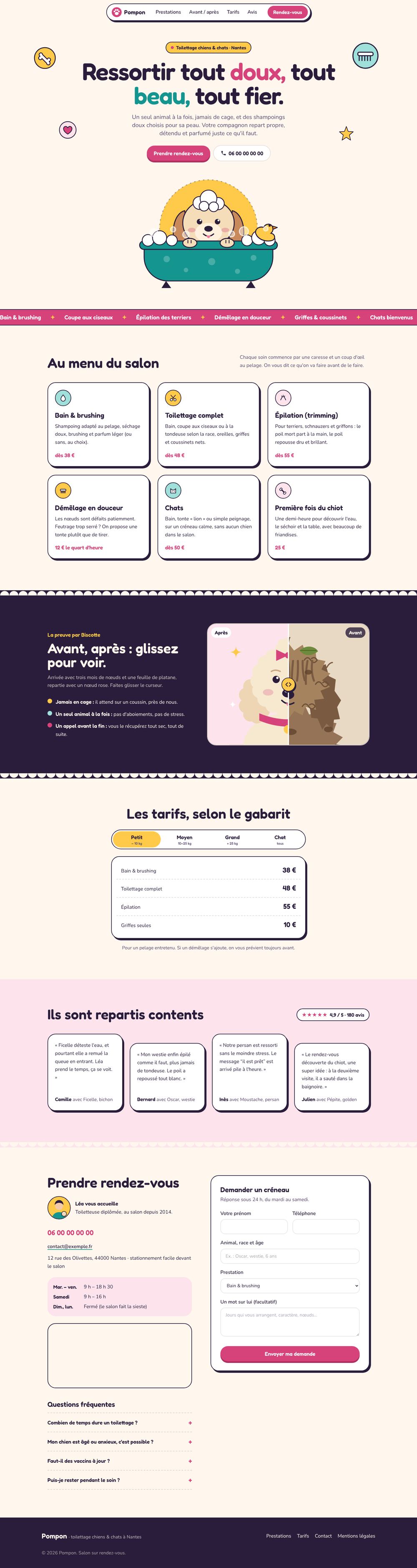 Page entière sur ordinateur