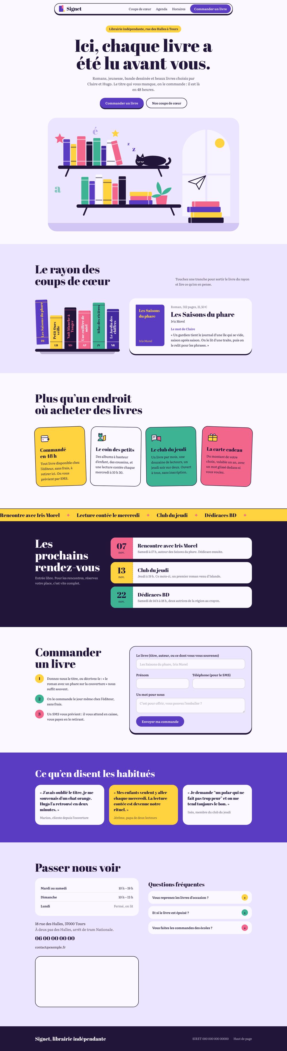 Page entière sur ordinateur